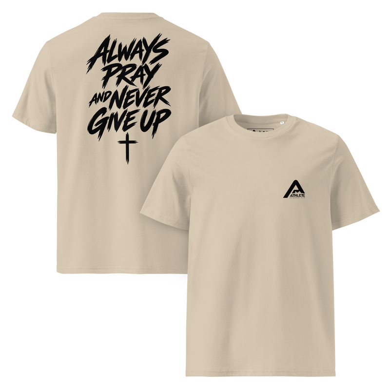 AA × O.ATH “Always Pray” Organic Tee Light