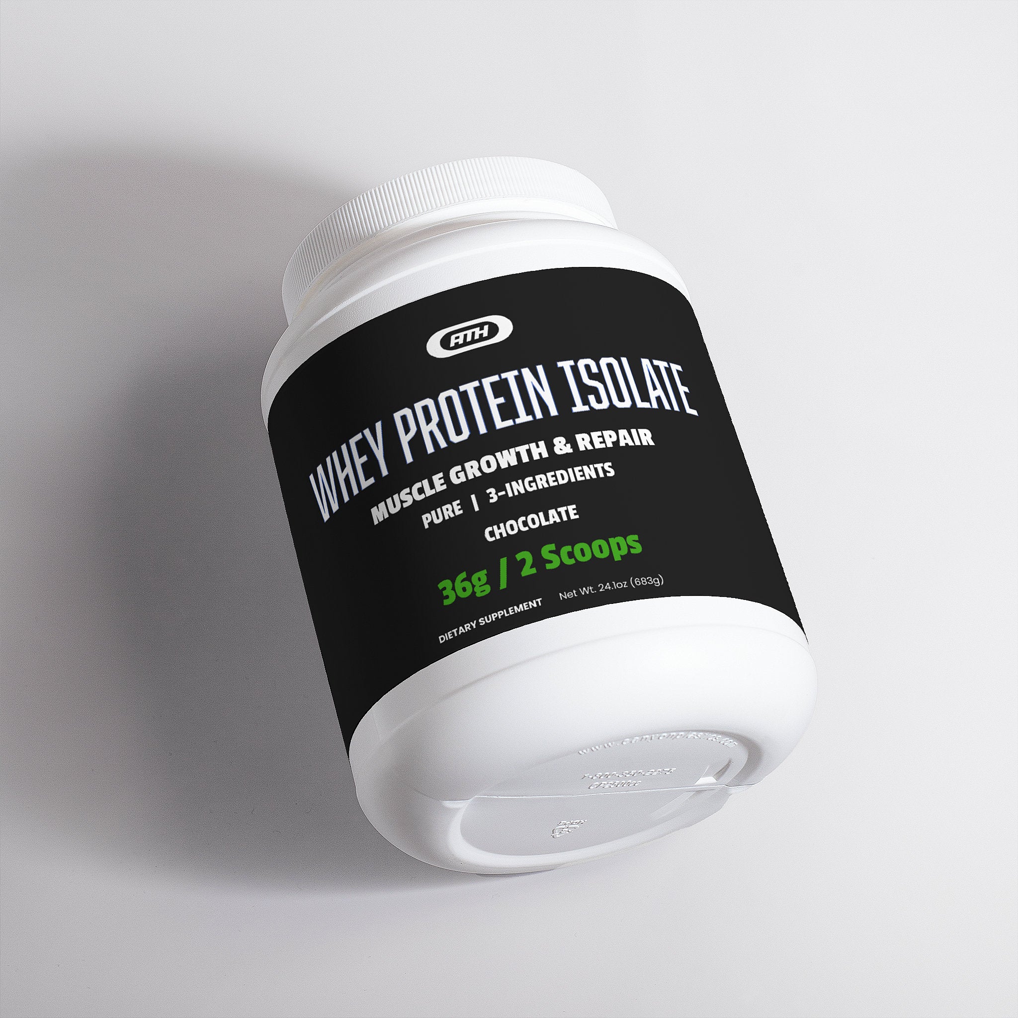 Whey Protein Isolate - Chocolate - 2 lb.