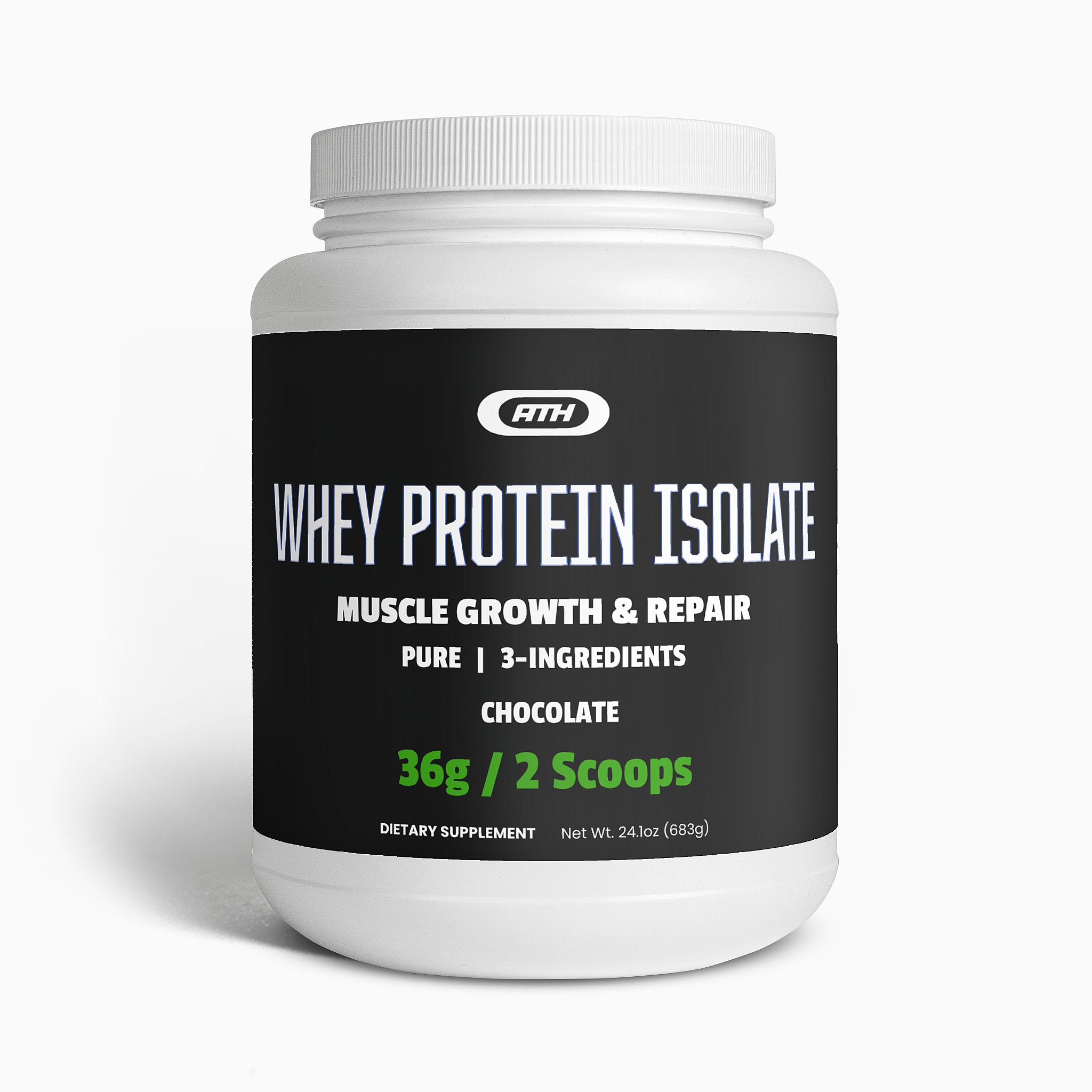 Whey Protein Isolate - Chocolate - 2 lb.