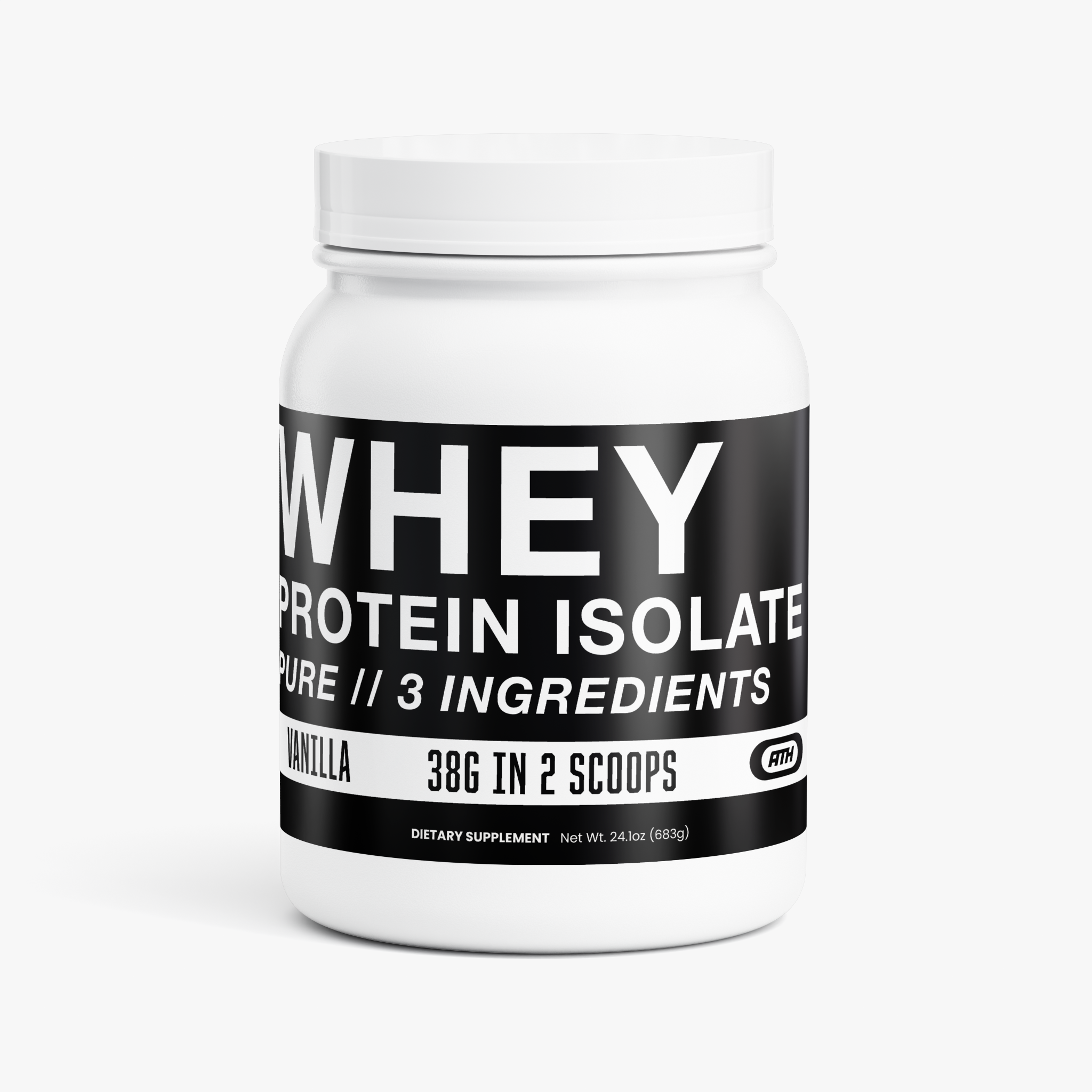 Whey Protein Isolate - Vanilla - 2 lb.