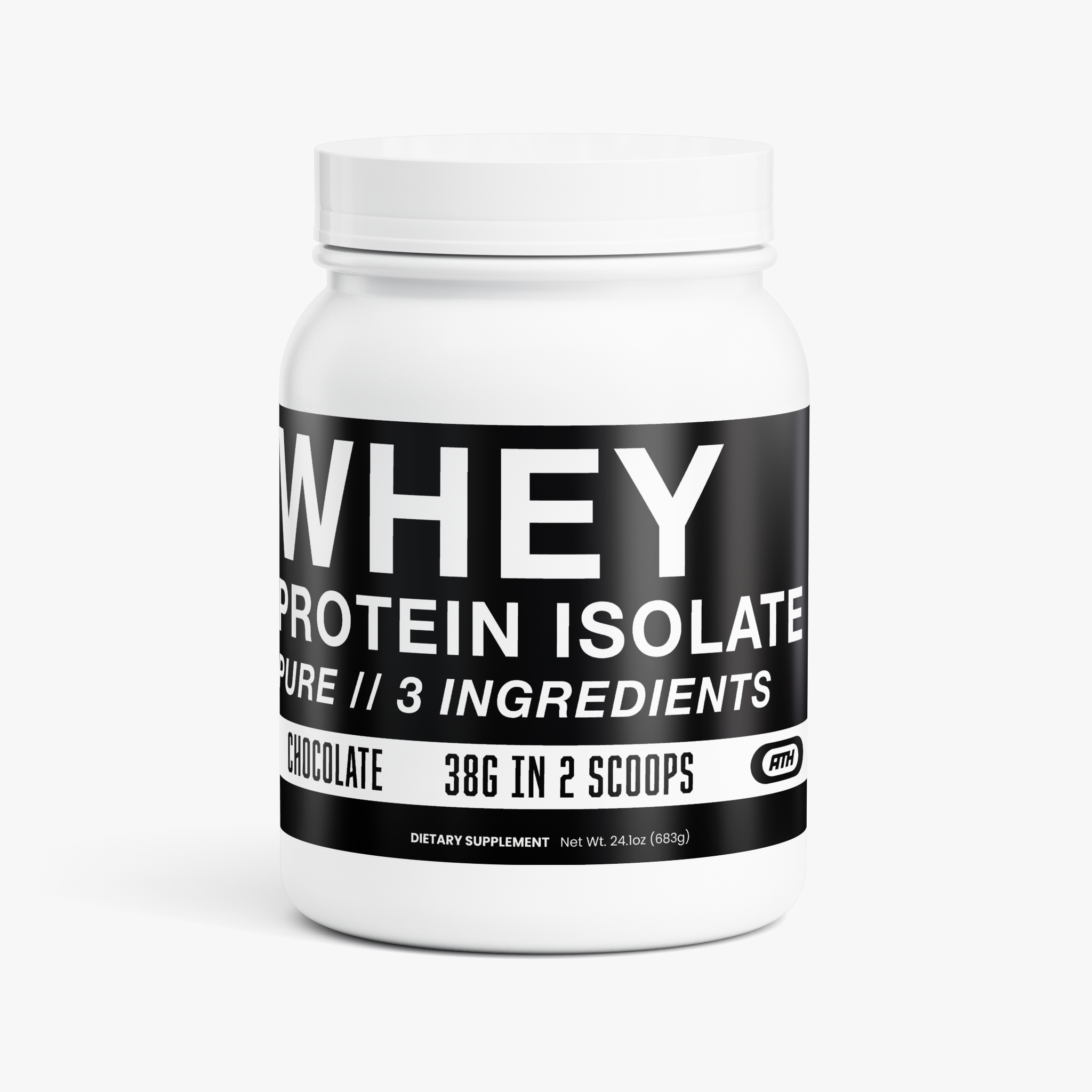 Whey Protein Isolate - Chocolate - 2 lb.