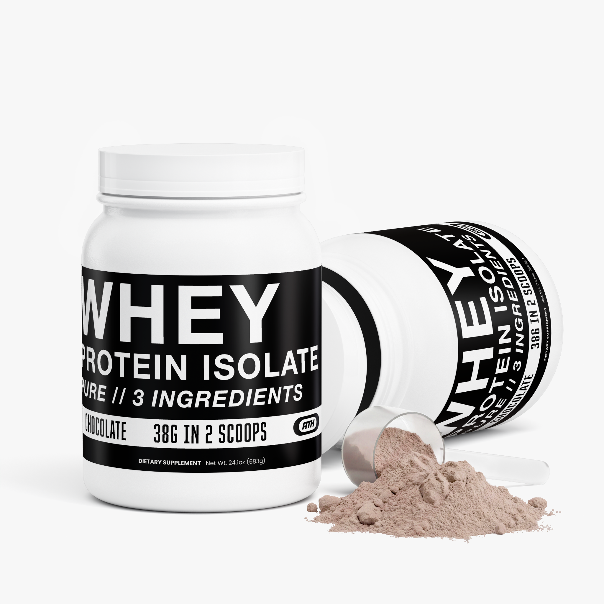 Whey Protein Isolate - Chocolate - 2 lb.