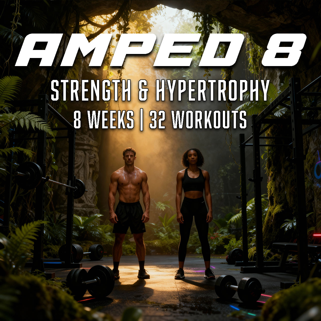 AMPED 8 — Strength + Hypertrophy (Delivered via SMS)
