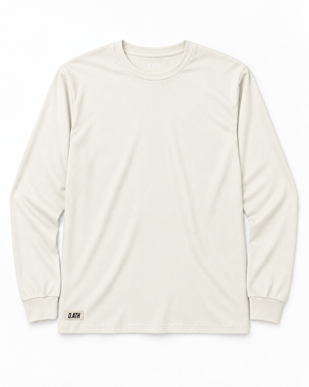 O.ATH Original Form Supima long sleeve in Natural — front view