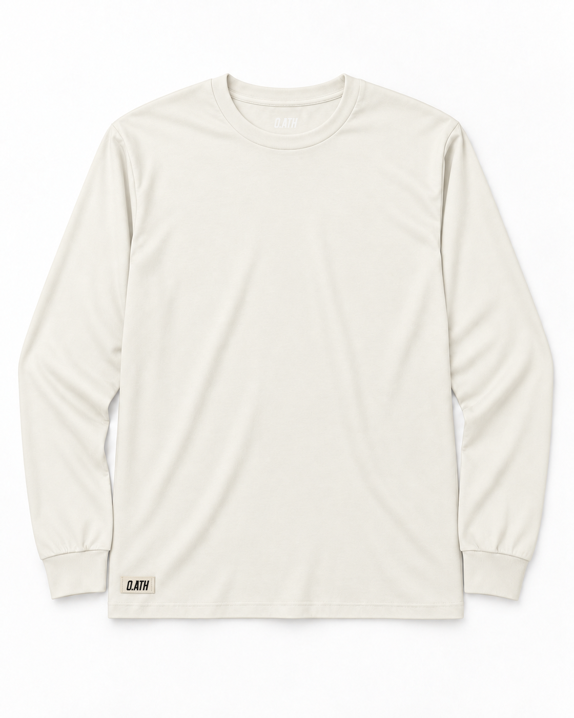 O.ATH Original Form Supima long sleeve in Natural — front view
