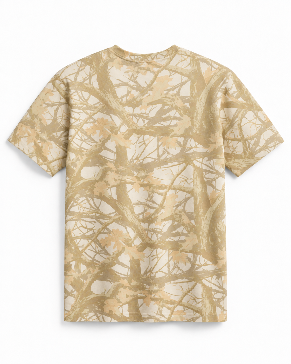 O.ATH Original Form Woodland Camo Heavyweight Tee back view