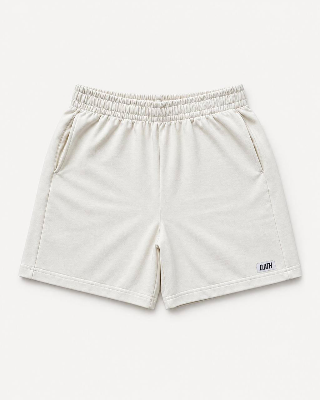 O.ATH Original Form hemp shorts in Natural — front view