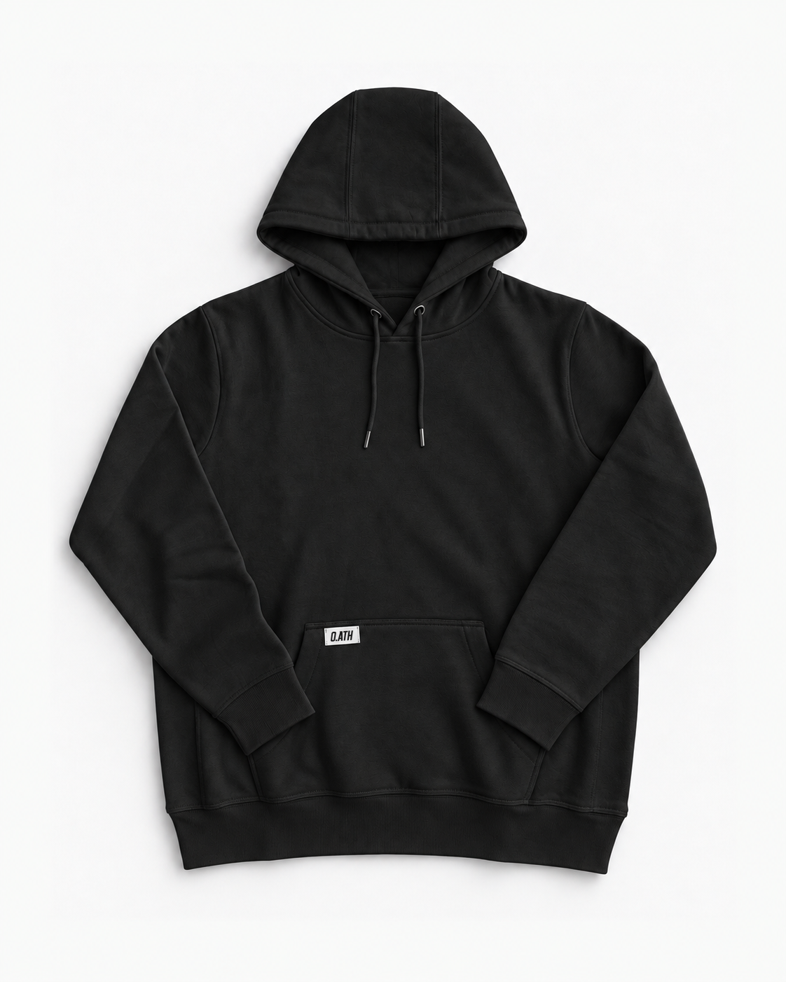 O.ATH Original Form hoodie in Black — front view
