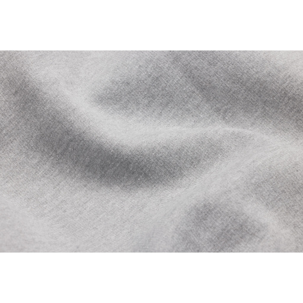 Heather Grey O.ATH Original Form Hoodie heavyweight fabric texture and natural drape
