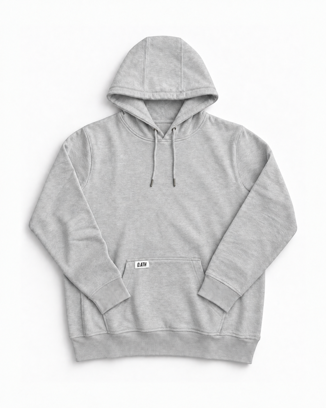 O.ATH Original Form hoodie in Heather Grey — front view