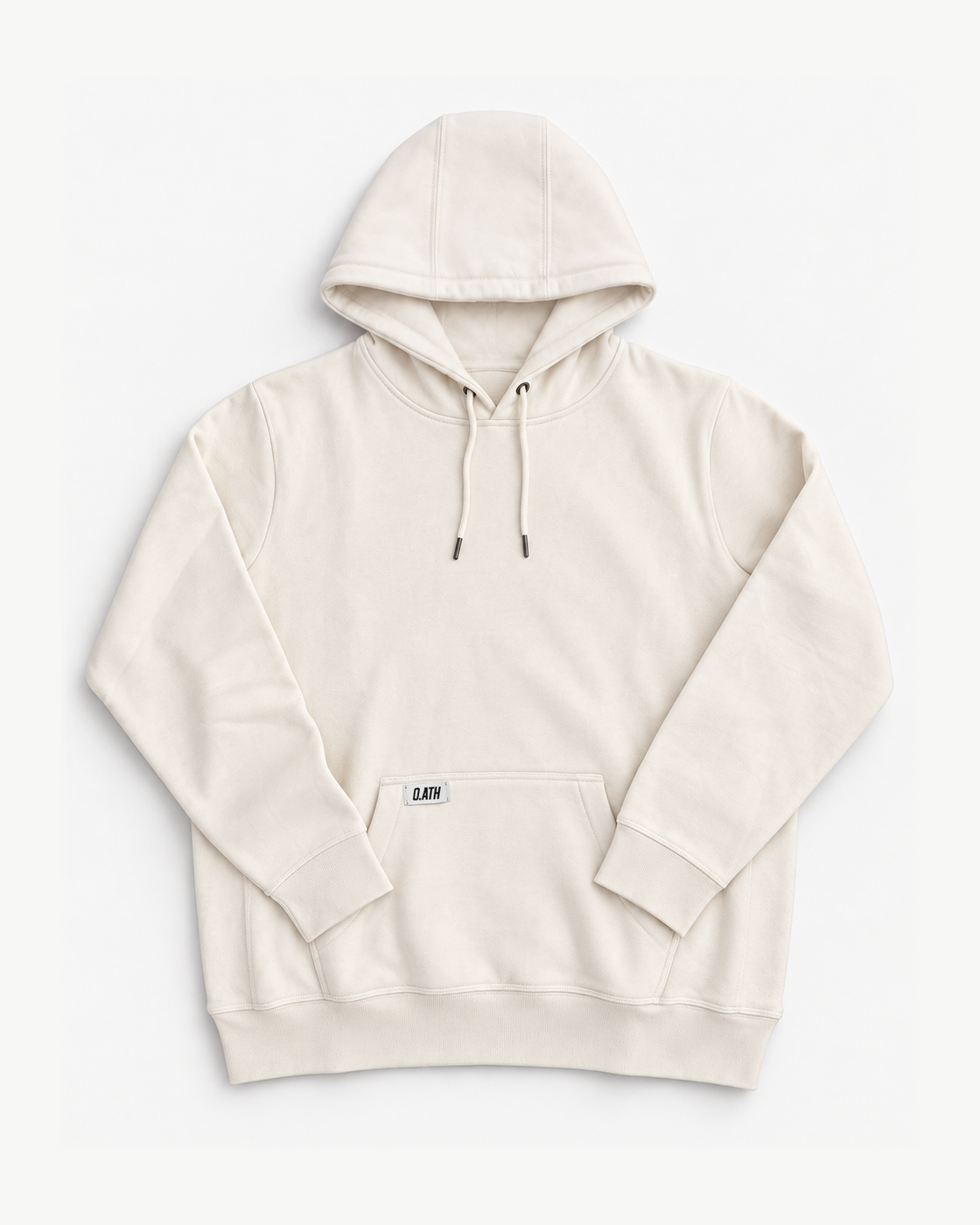 O.ATH Original Form hoodie in Natural — front view